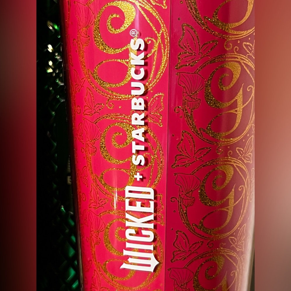 Starbucks Pink and Gold Tumbler